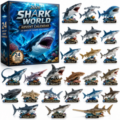 🔥50% Off Today Only-🦈 2026 Shark World Advent Calendar