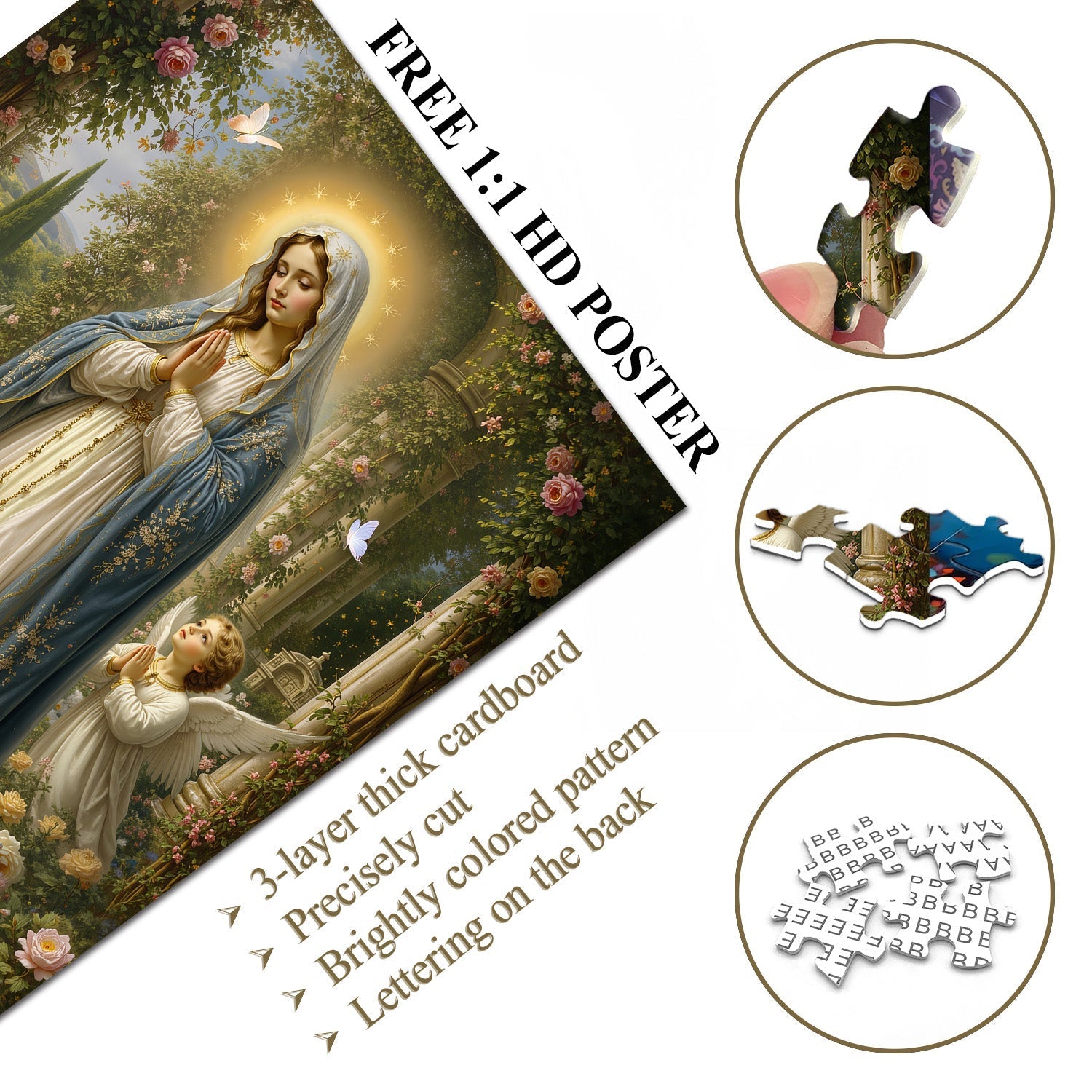 Garden Madonna Jigsaw Puzzle 1000 Piece