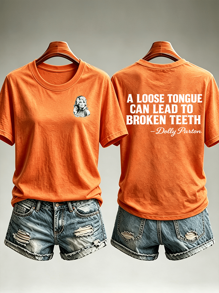 Women's  Vintage Signature Graphic Memorial Print T-Shirt