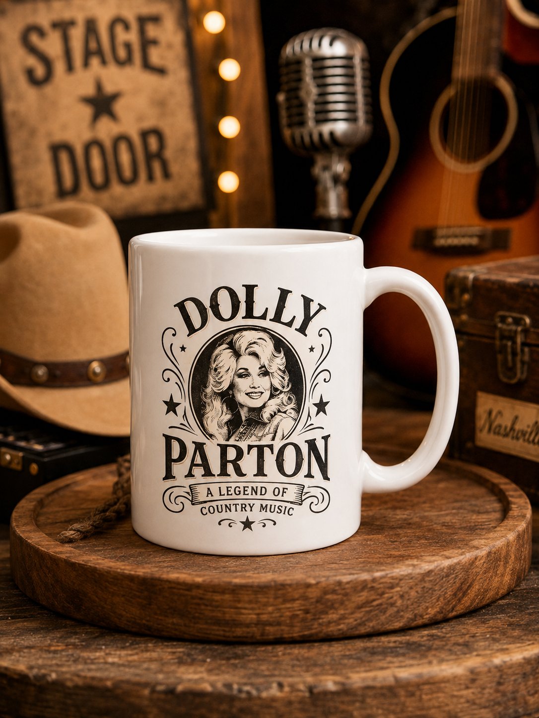 Dolly Parton Tribute Print Mug