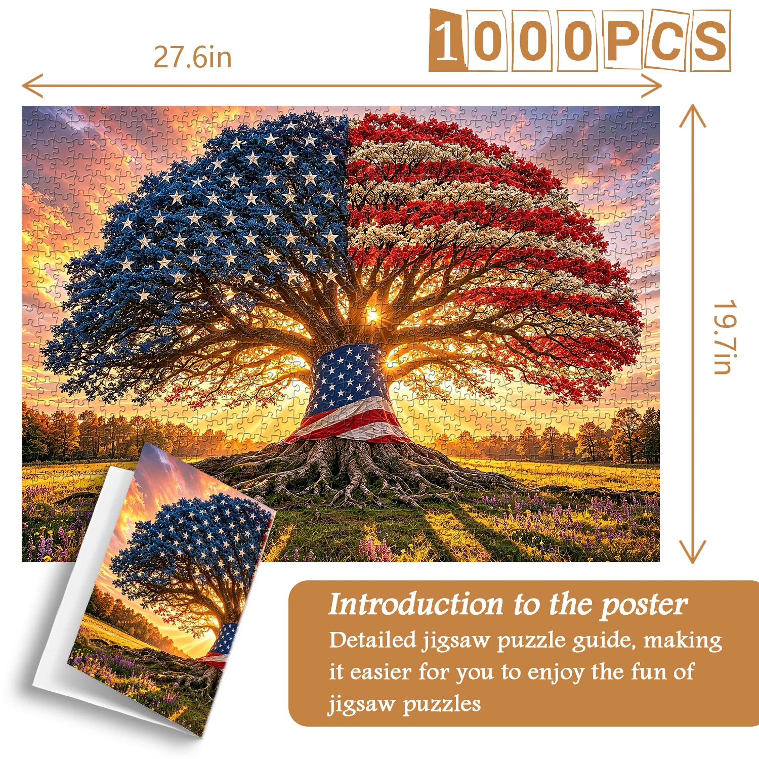 American Road Trip Jigsaw Puzzle 1000 Piece