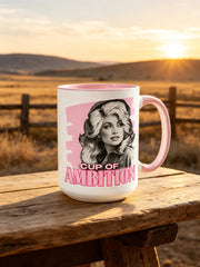 Retro Country Music Legend Tribute Print Mug