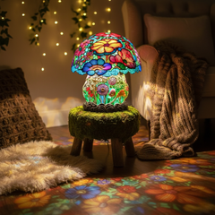 Frosted Mushroom Light