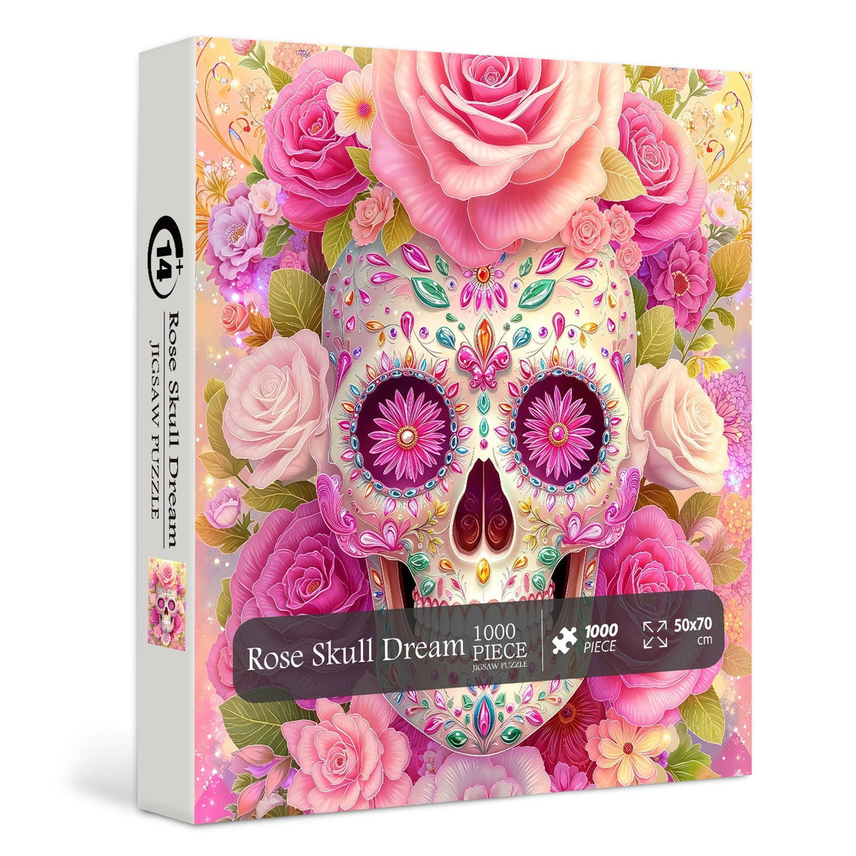 Rose Skull Dream Jigsaw Puzzle 1000 Pieces