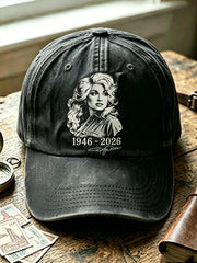 Unisex Rip Dolly Parton Printed Hat