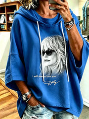 Women's Casual Printed Loose Sweatshirt