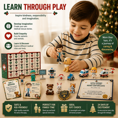 🩺🎄 Little Heroes Medical Rescue Advent Calendar – 24 Days of Doctor, Nurse & Rescue Adventures