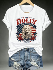 Women's Vintage Country Music Tribute Parton Tour T-Shirt