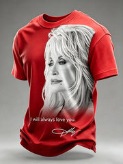 Men's Retro Print Short-Sleeve T-Shirt