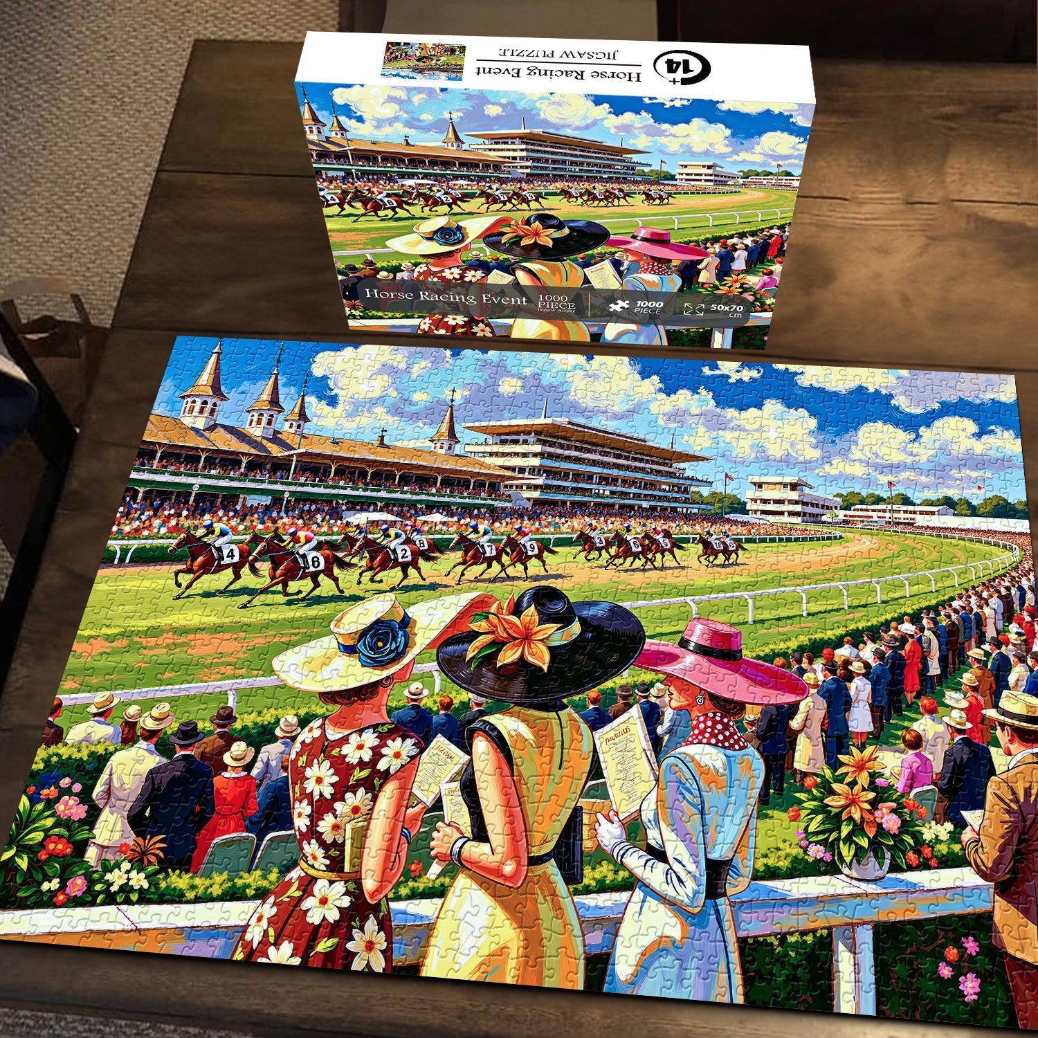 Horse Racing Event Jigsaw Puzzle 1000 Pieces
