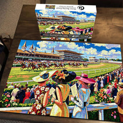 Horse Racing Event Jigsaw Puzzle 1000 Pieces