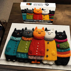 Cozy Cat Jigsaw Puzzle 1000 Pieces