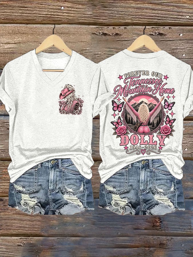 Women's Country Music Legend Tribute Print T-shirt