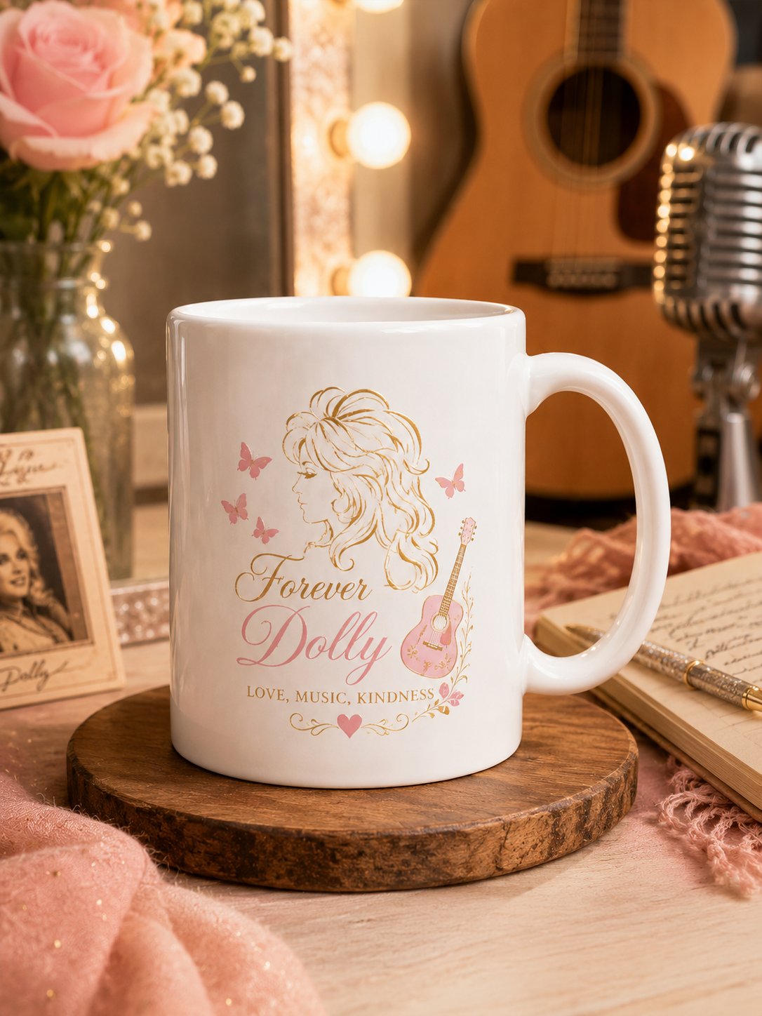 Dolly Parton Tribute Print Mug