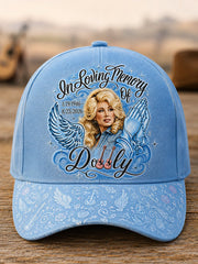 Unisex Country Music Legend Tribute Printed Hat
