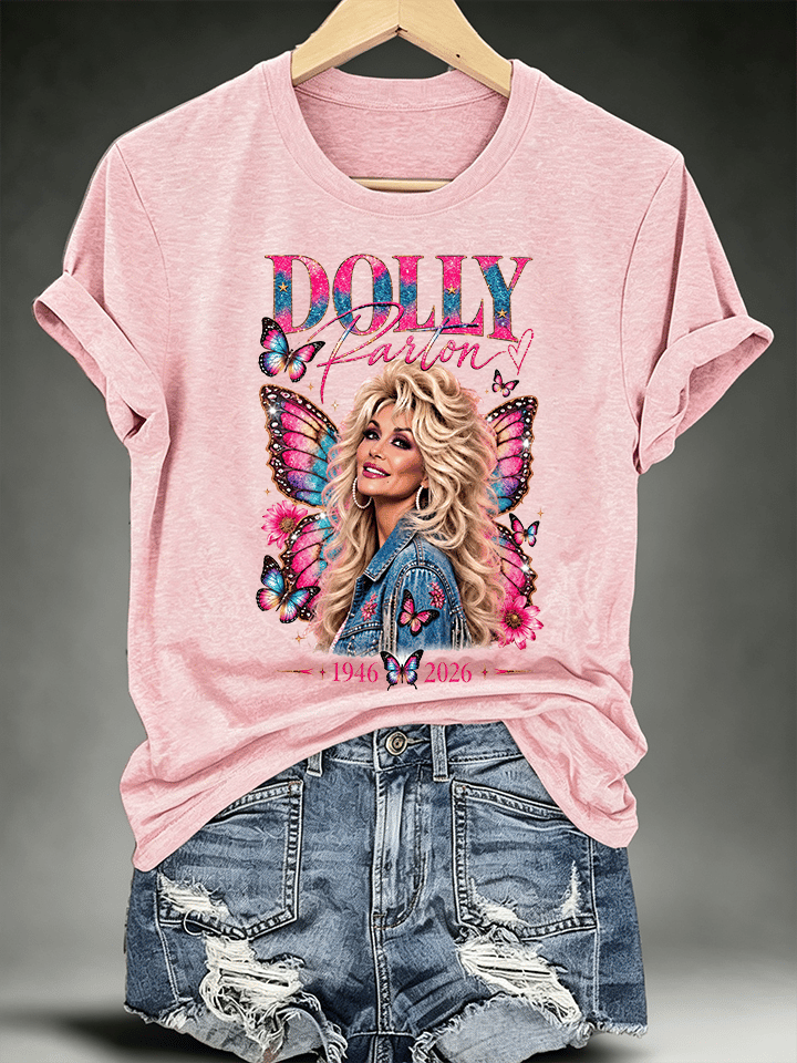 Women's Vintage Country Music Tribute Parton Tour T-Shirt