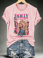 Women's Vintage Country Music Tribute Parton Tour T-Shirt