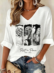 Women's Casual Print Short-Sleeve T-Shirt