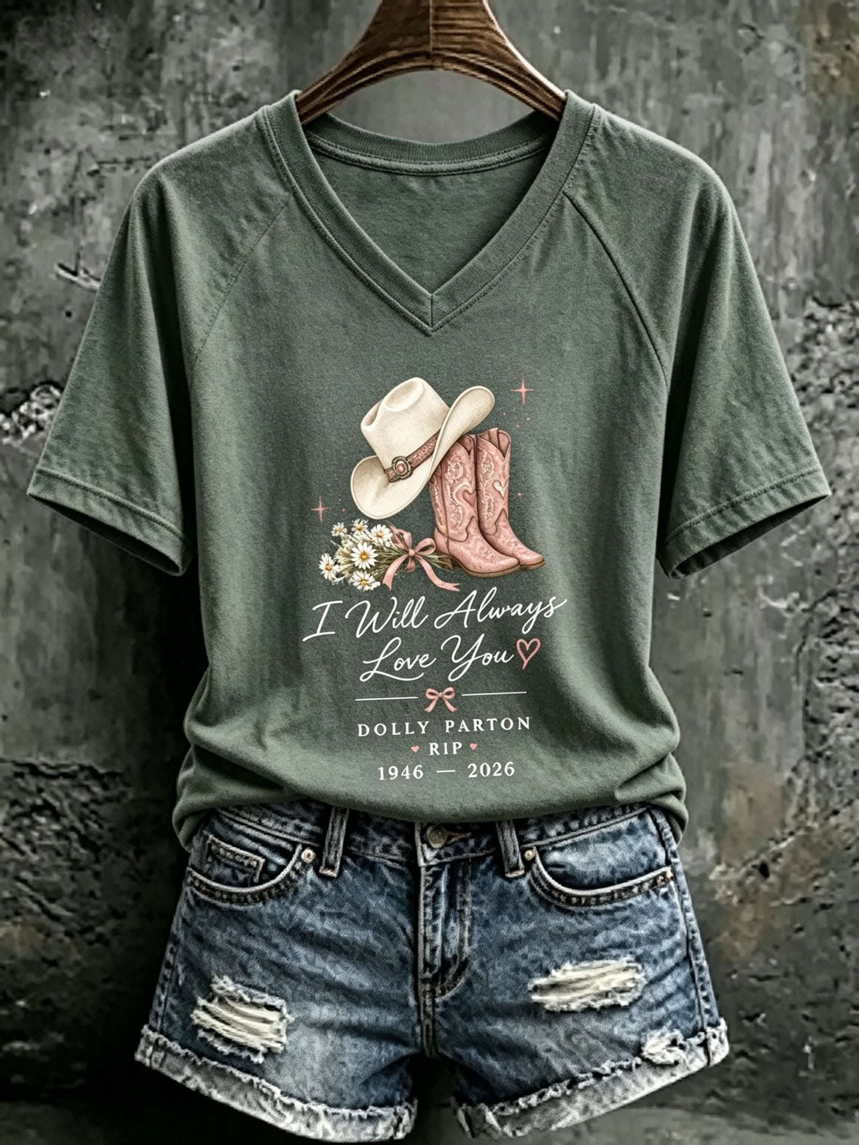 Women's Rip Dolly Parton Printed T-shirt