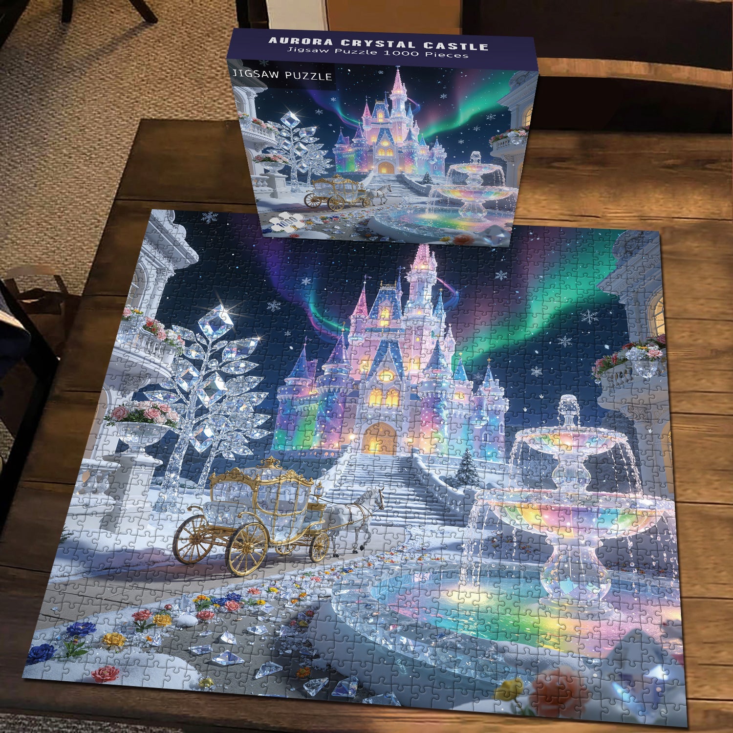 Aurora Crystal Castle Jigsaw Puzzle 1000 Pieces