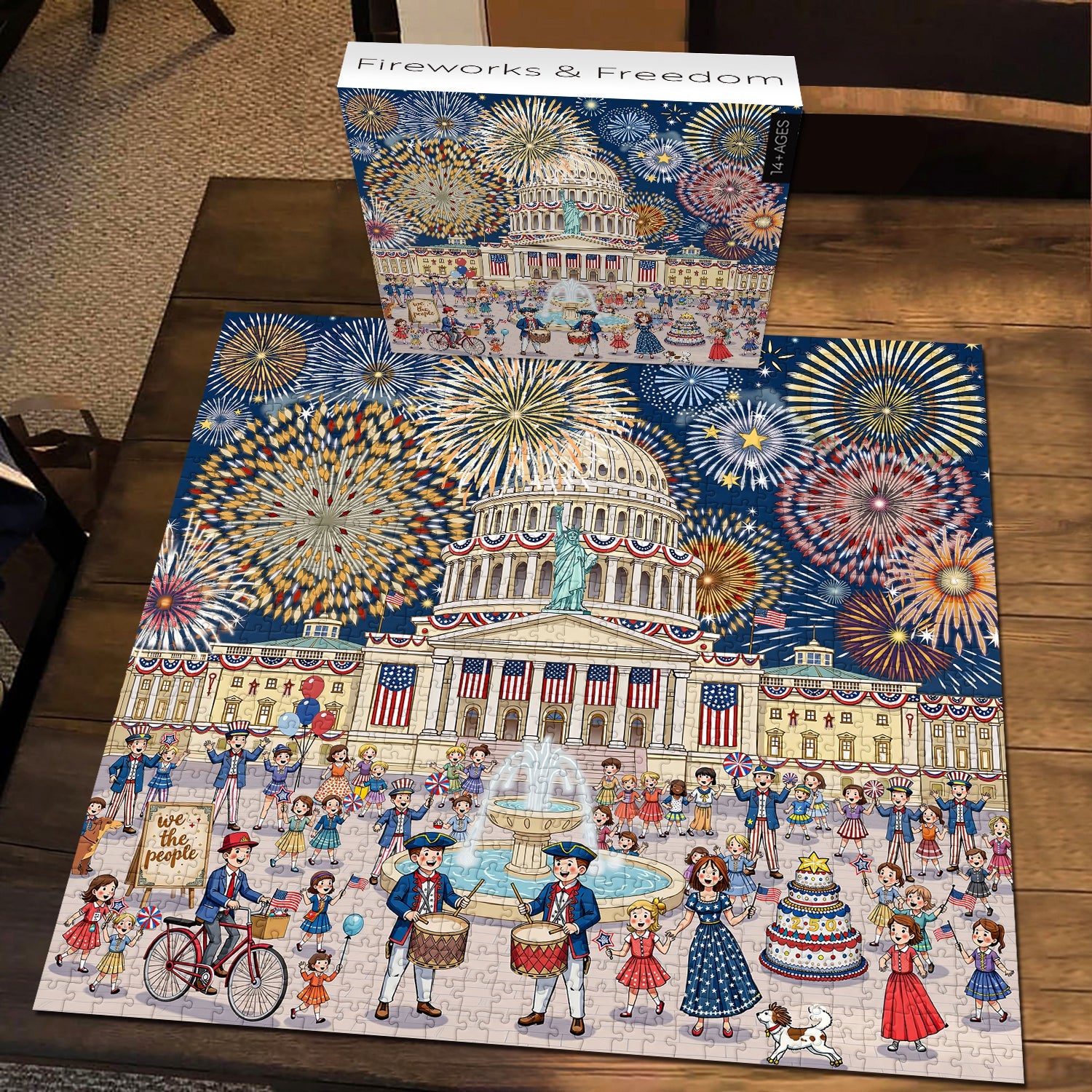 Fireworks & Freedom Jigsaw Puzzle 1000 Pieces