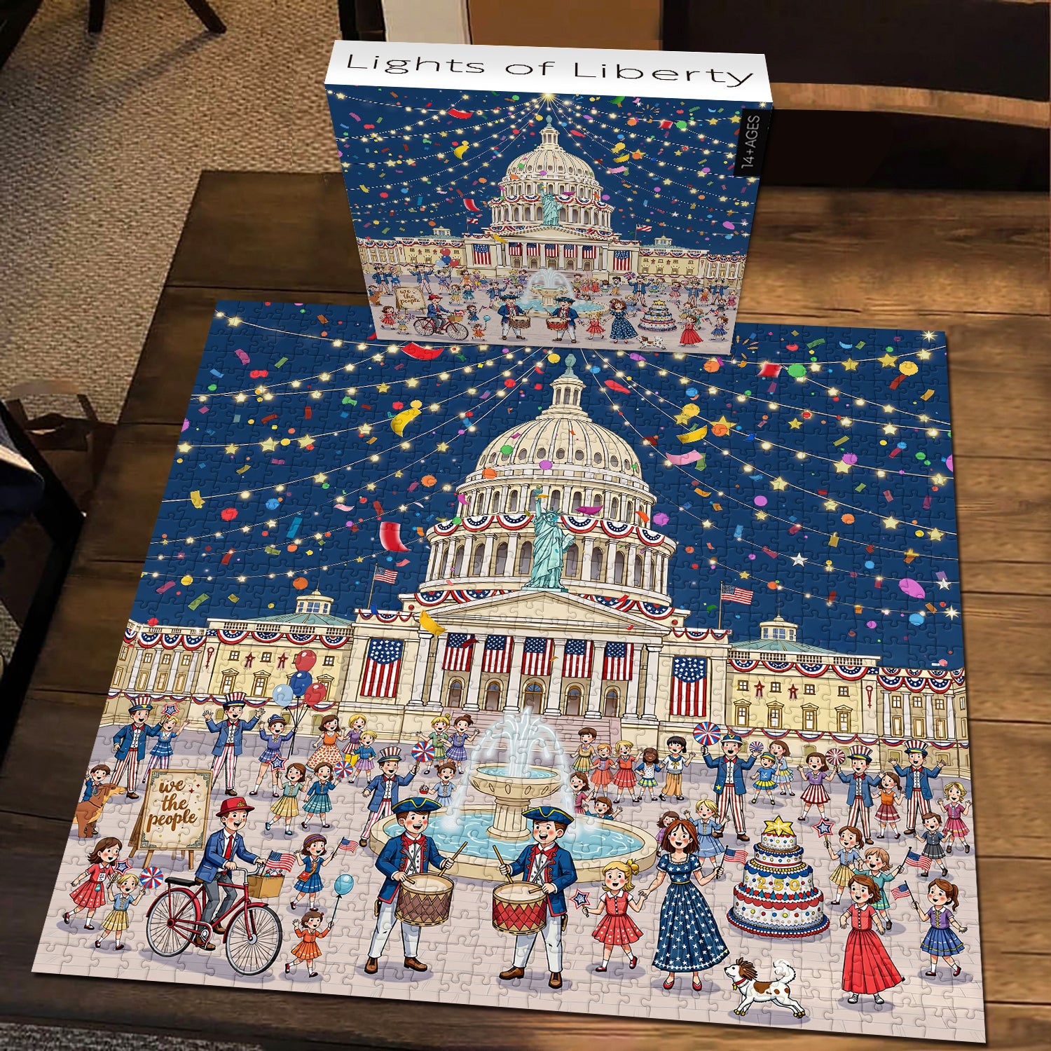 Fireworks & Freedom Jigsaw Puzzle 1000 Pieces