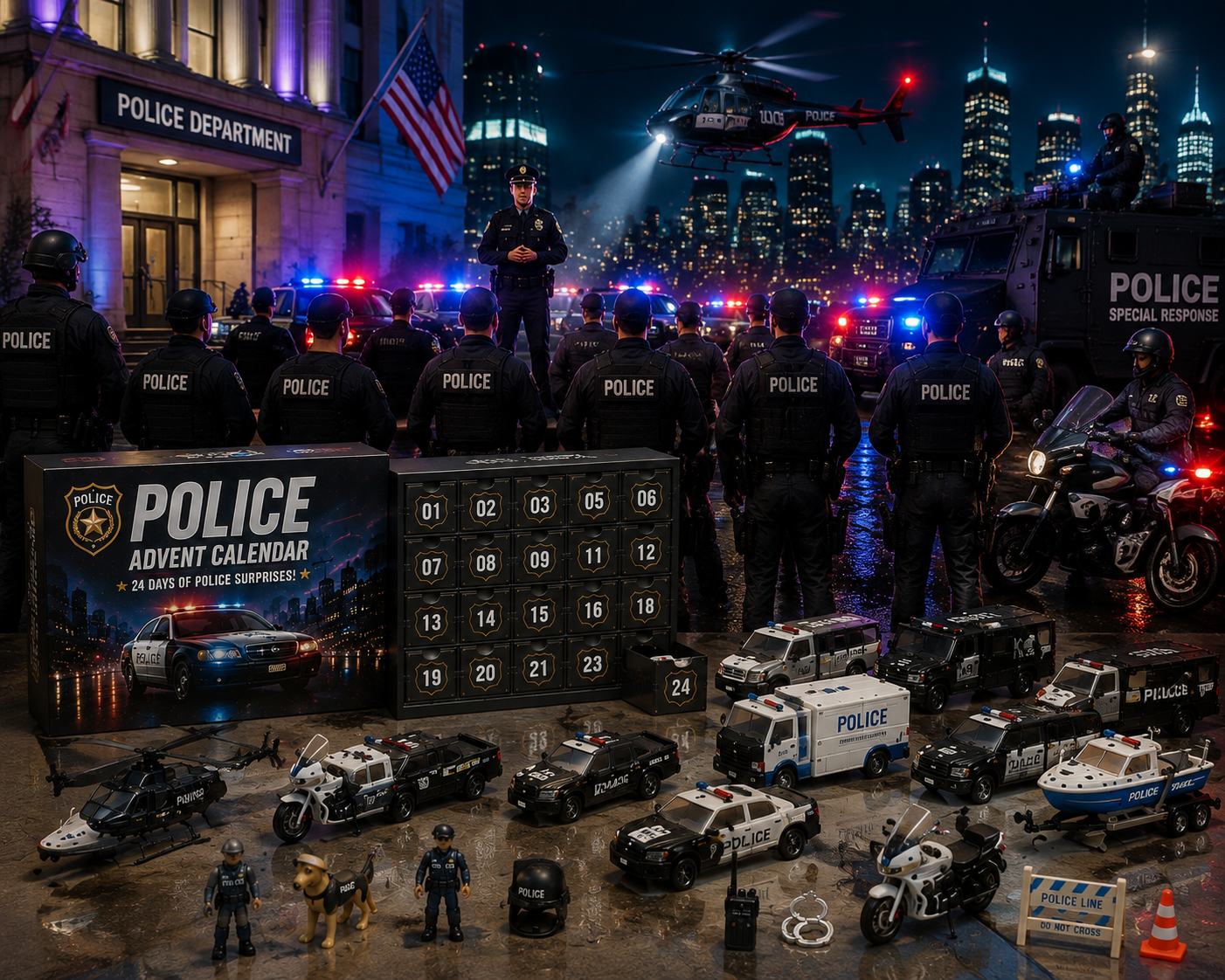 2026 Police Advent Calendar 🚔 24 Days of Police Adventures & Christmas Surprises