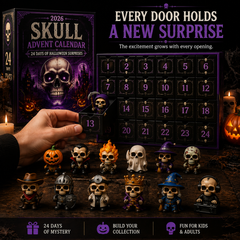 💀 Skull Advent Calendar 2026-24 Days Of Halloween Surprises