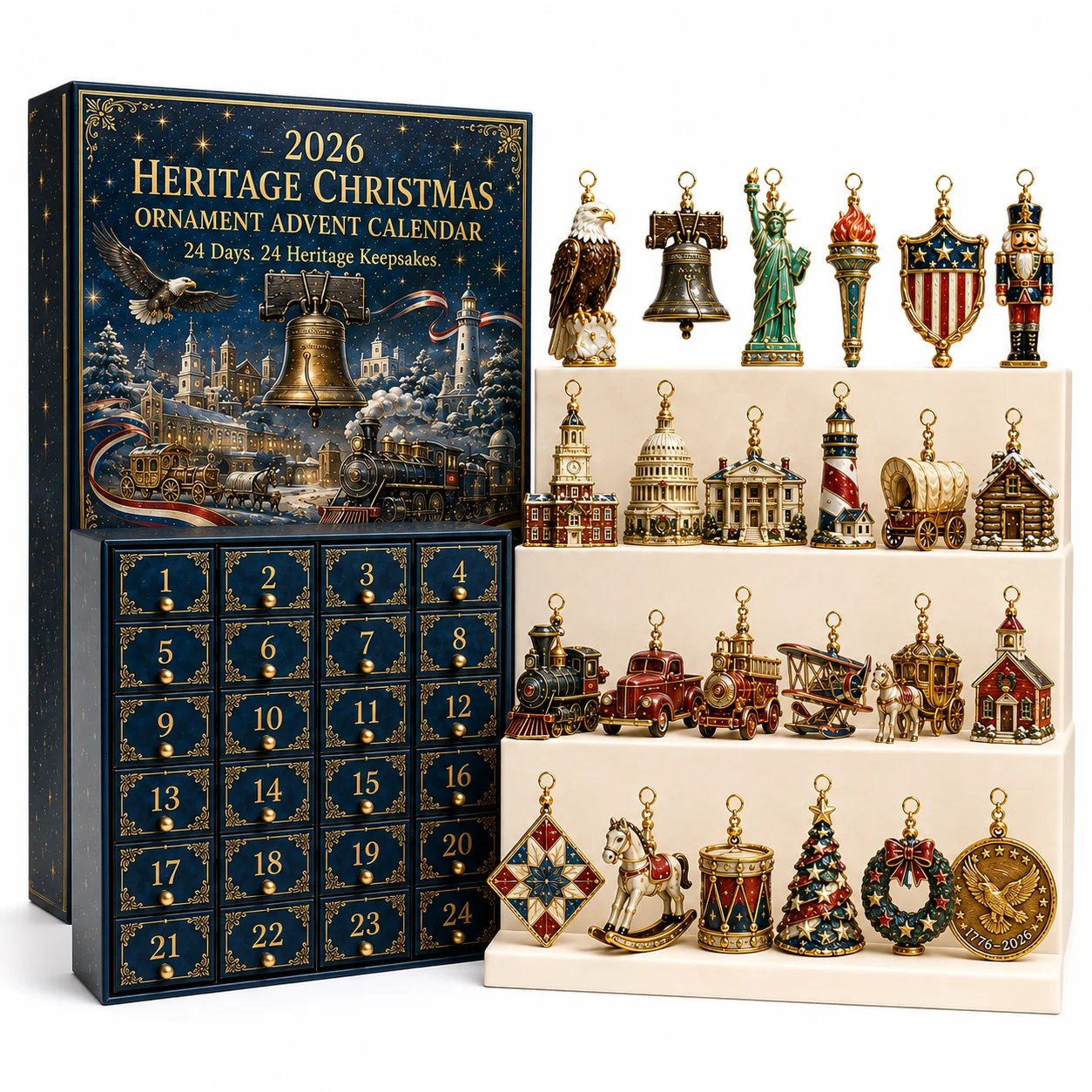 🔥America 250th Anniversary Heritage Christmas Advent Calendar