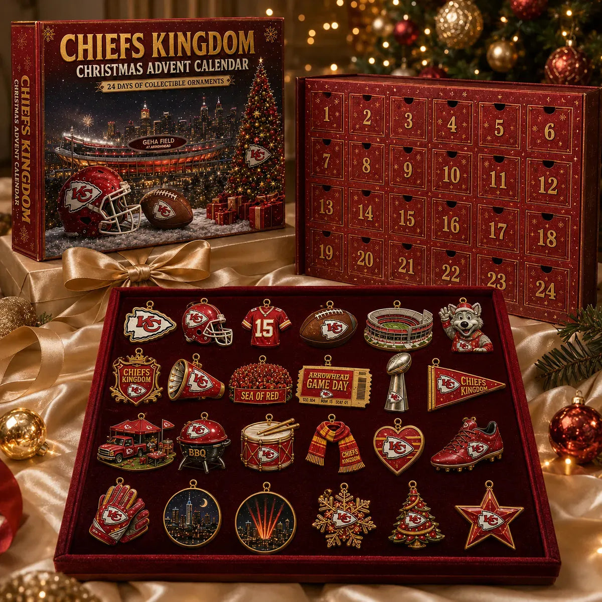 🎄 Chiefs Kingdom Football Christmas Advent Calendar