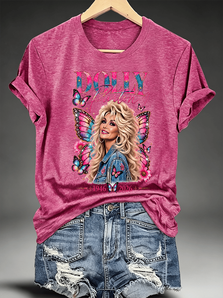 Women's Vintage Country Music Tribute Parton Tour T-Shirt