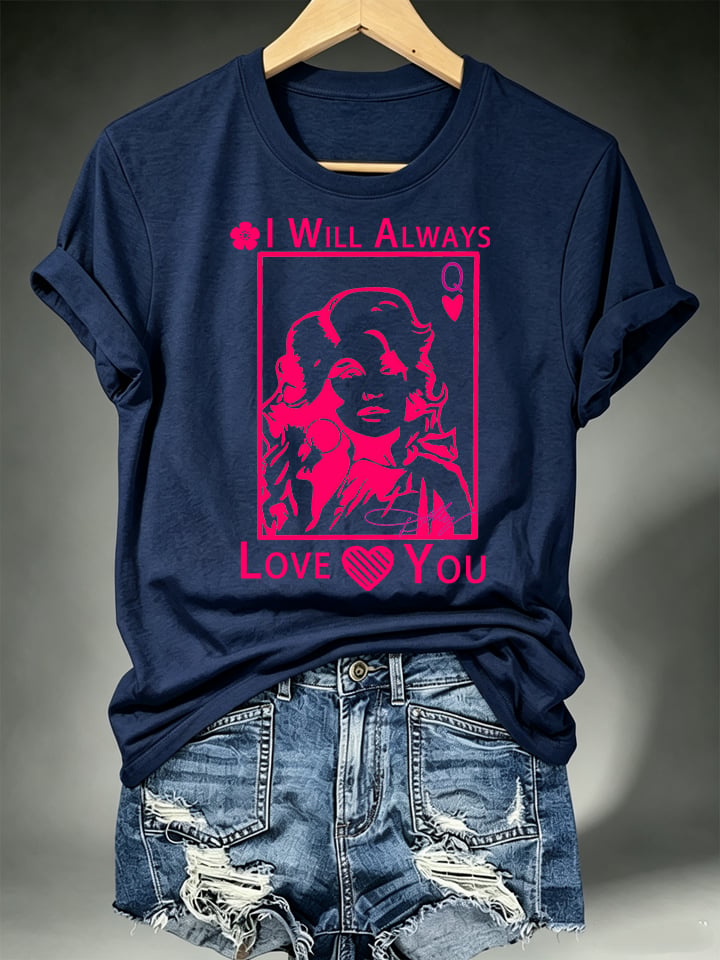 Women's Queen of Hearts Shirt Country Music Graphic Tee