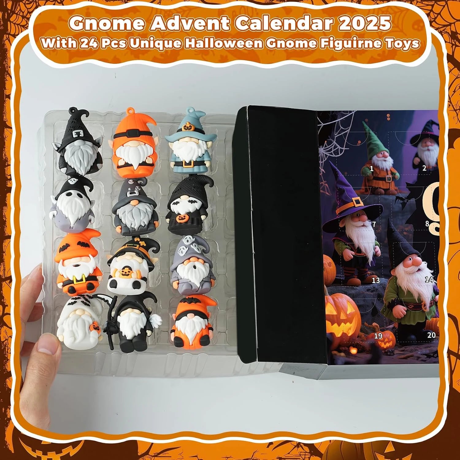 2026 Halloween Gnome Advent Calendar - 24-Day Countdown