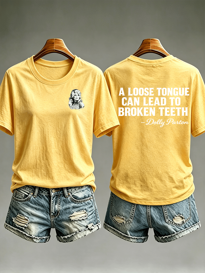 Women's  Vintage Signature Graphic Memorial Print T-Shirt