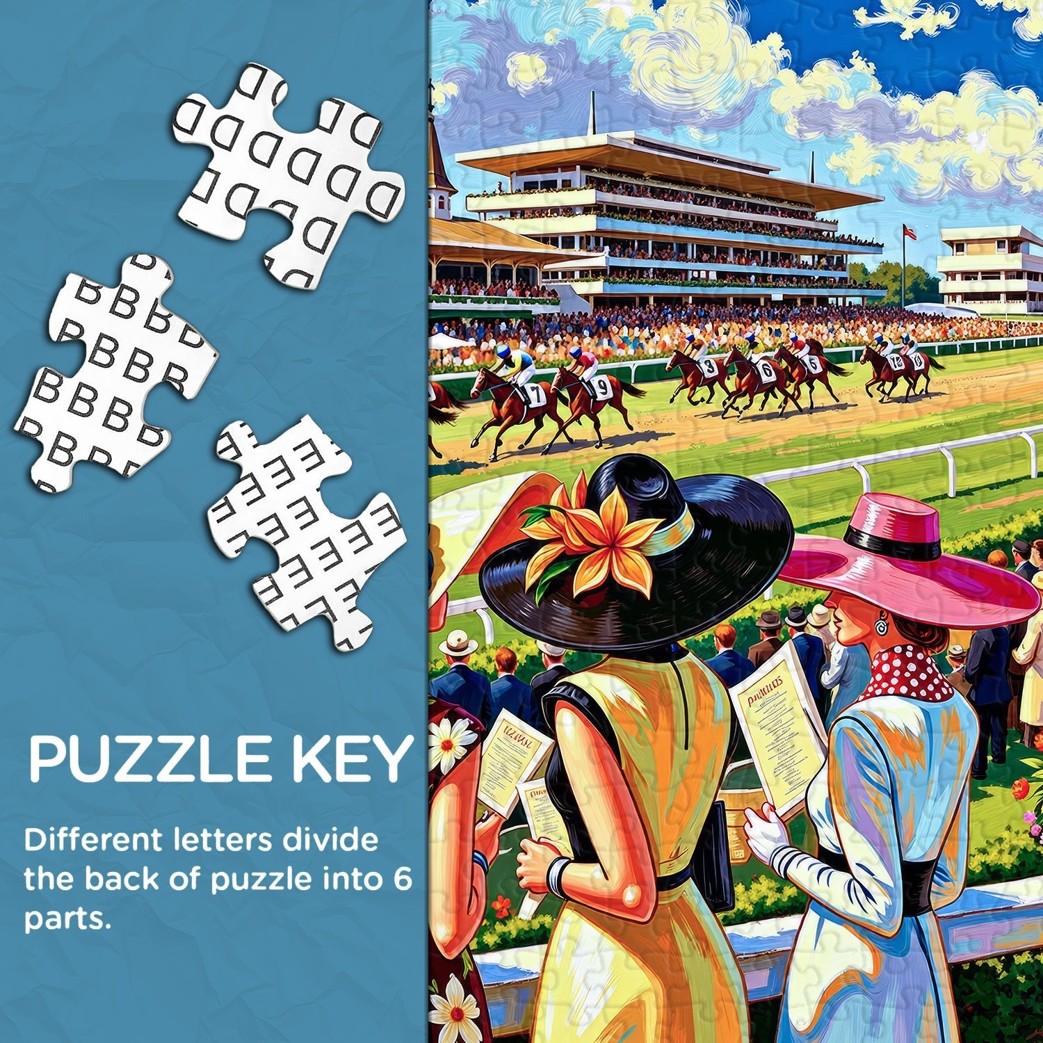 Horse Racing Event Jigsaw Puzzle 1000 Pieces