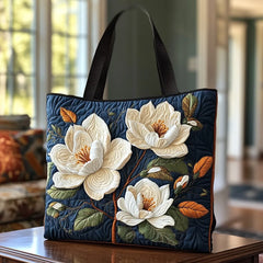 Sweet Magnolia Quilted Tote  Bag