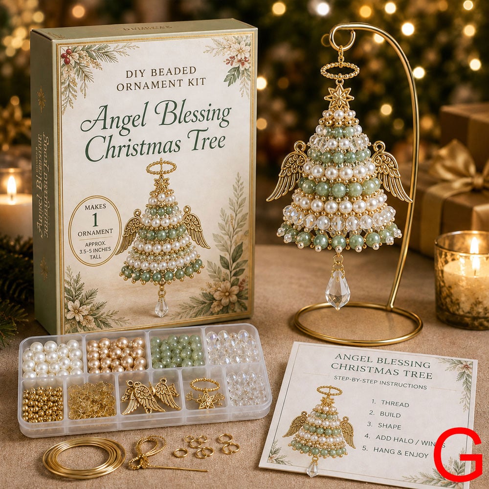 🎄DIY Christmas Tree Beaded Ornament Kit