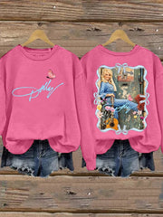 Women's Forever Our Queen of Country Print Casual Sweatshirt