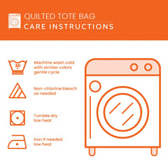 Artistic Sewing Machine Quilted Tote Bag GFTOHD8309