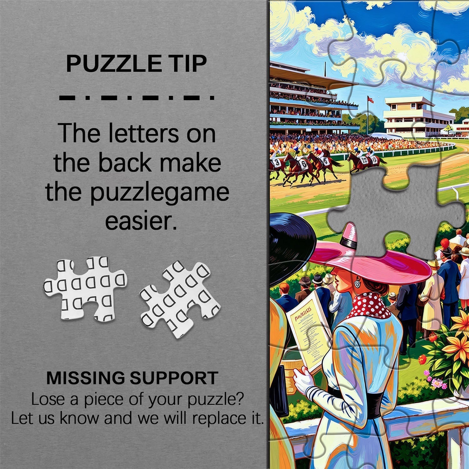 Horse Racing Event Jigsaw Puzzle 1000 Pieces