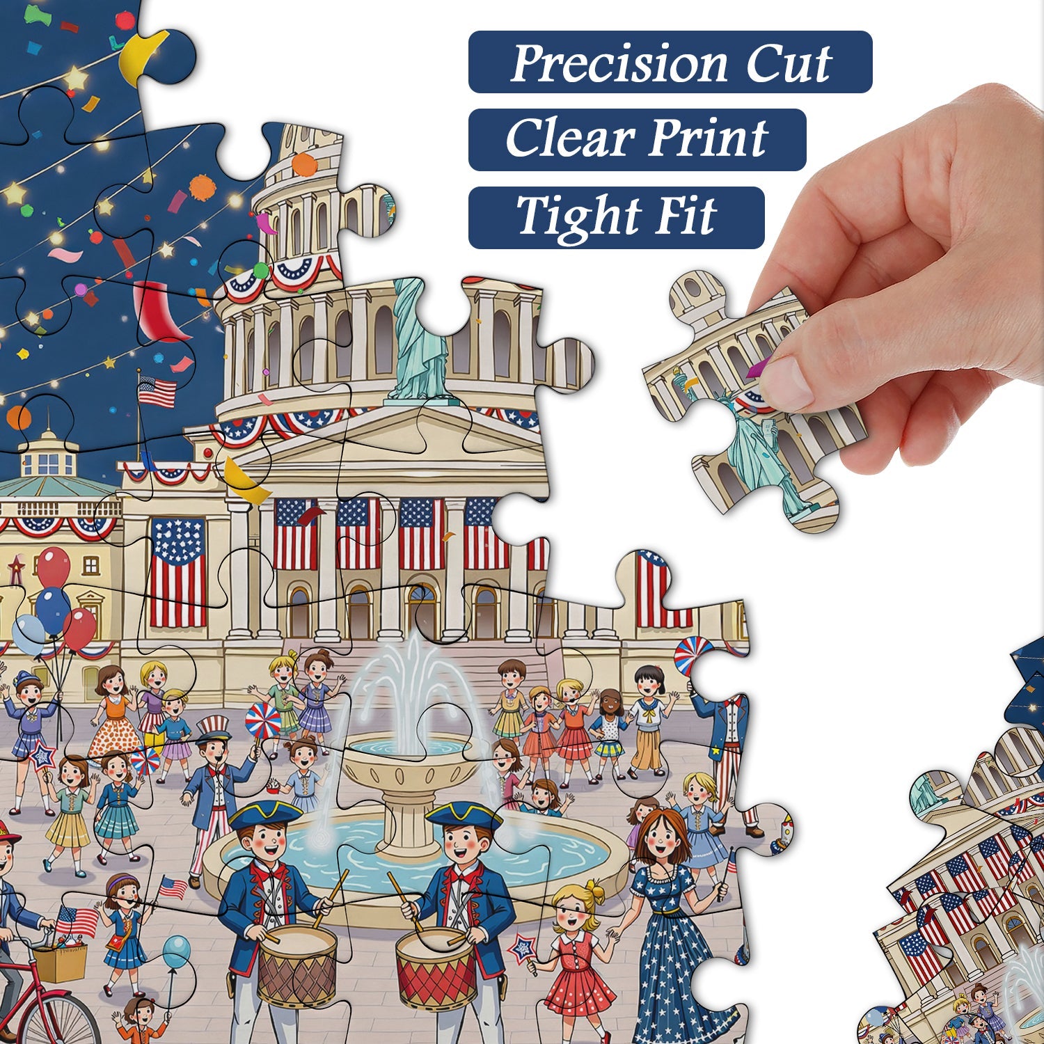 Fireworks & Freedom Jigsaw Puzzle 1000 Pieces