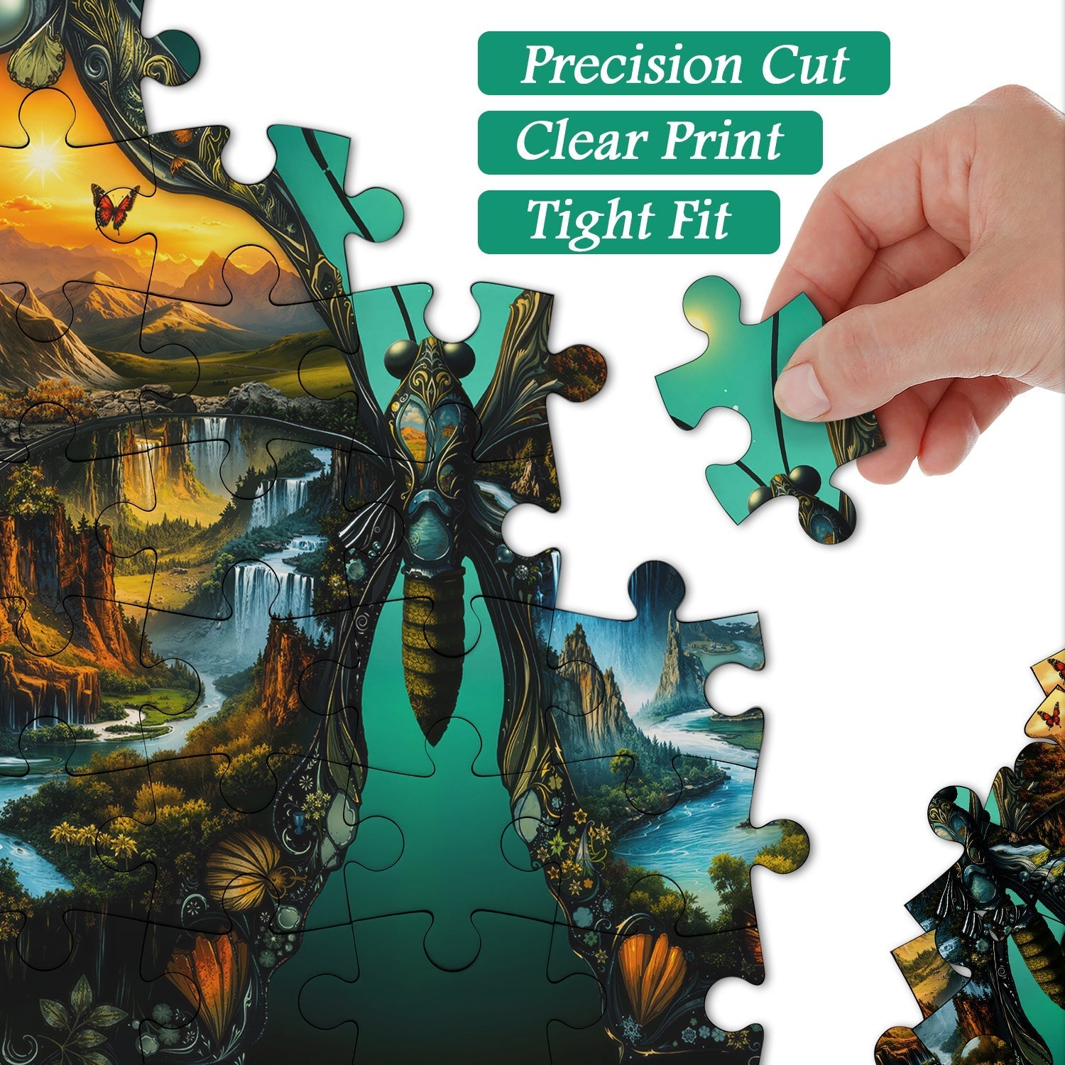Wings of Landscapes Jigsaw Puzzle 1000 Pieces