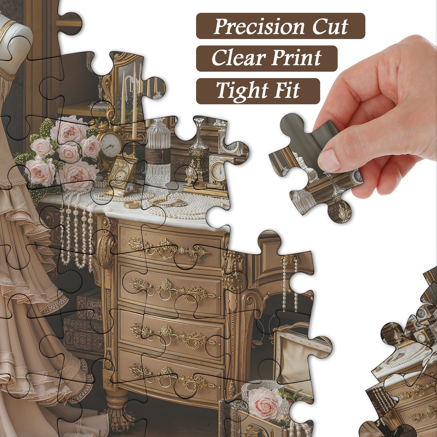 Gilded Boudoir Dreams Jigsaw Puzzle 1000 Piece