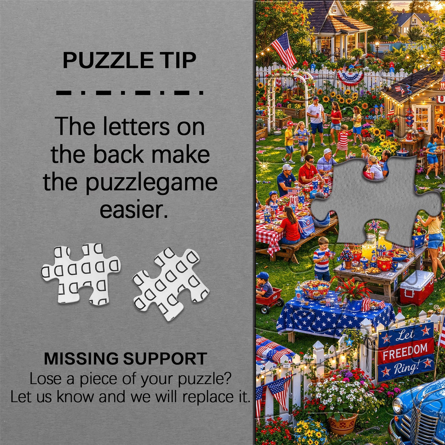 Land of the Free BBQ Jigsaw Puzzle 1000 Pieces