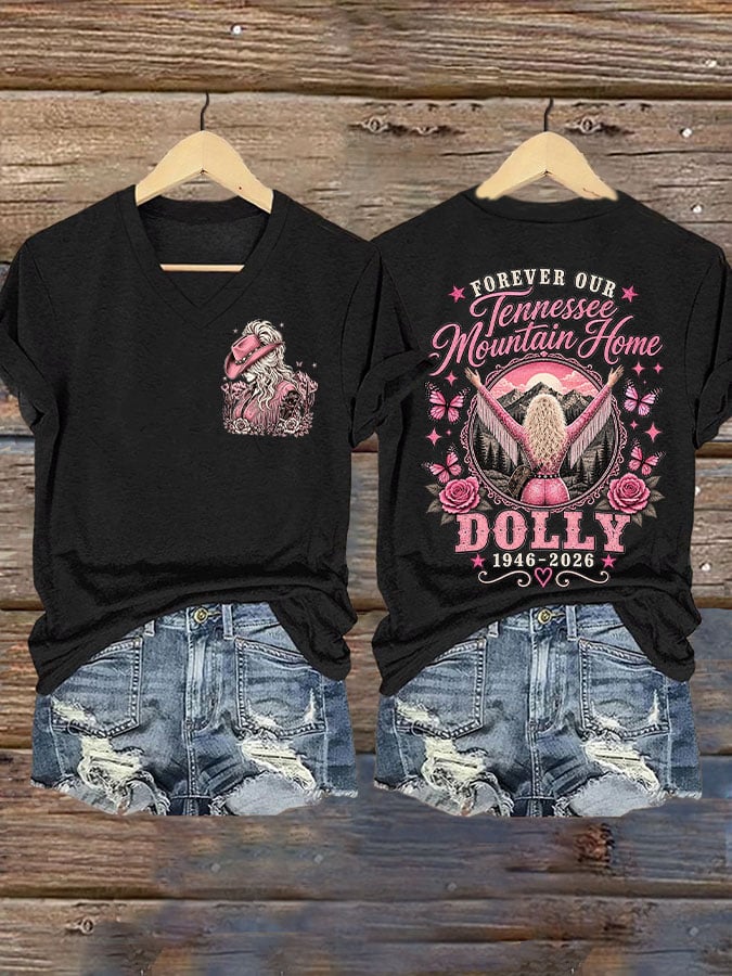 Women's Country Music Legend Tribute Print T-shirt