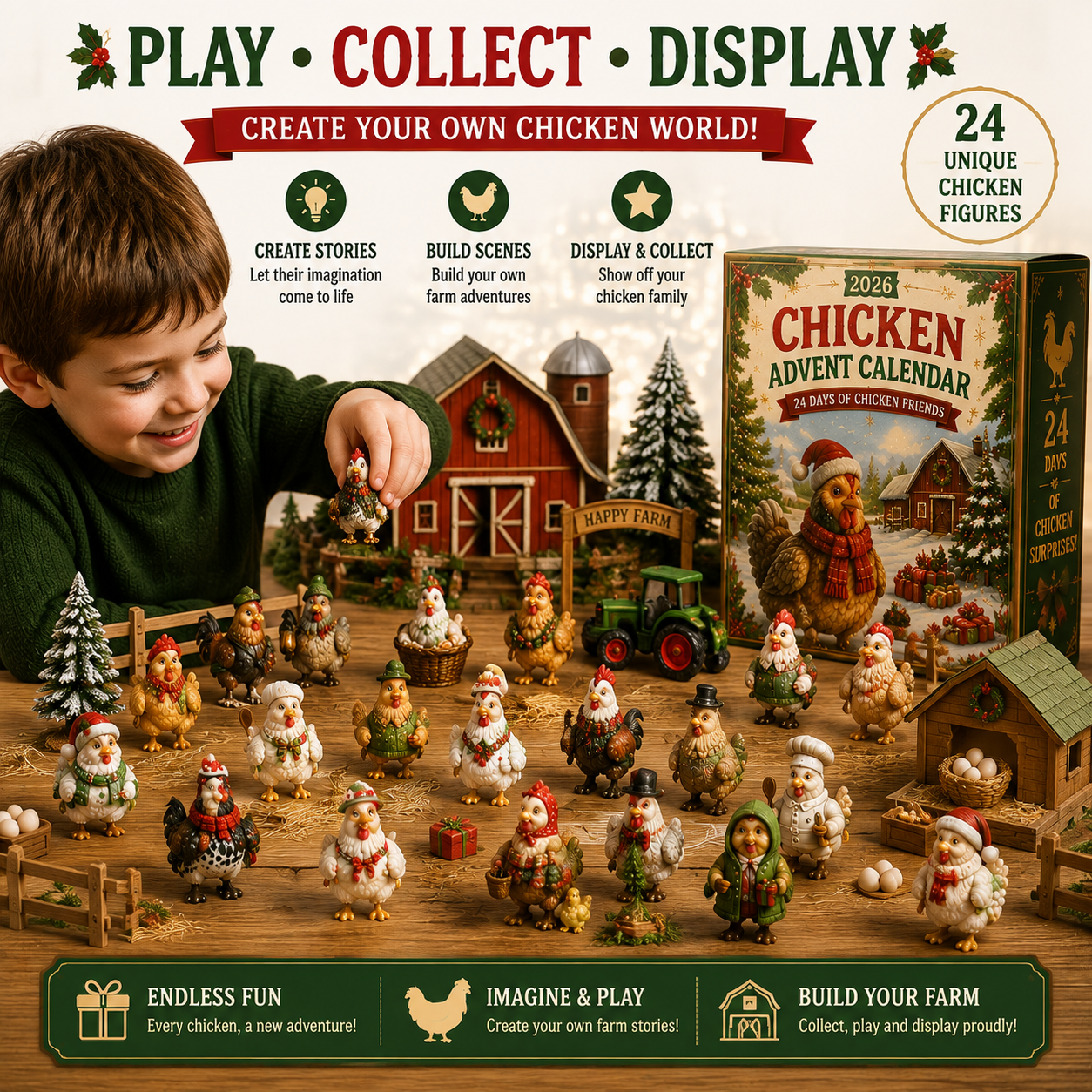 🐔 24 Days of Christmas Chicken Magic Starts Here 🎄