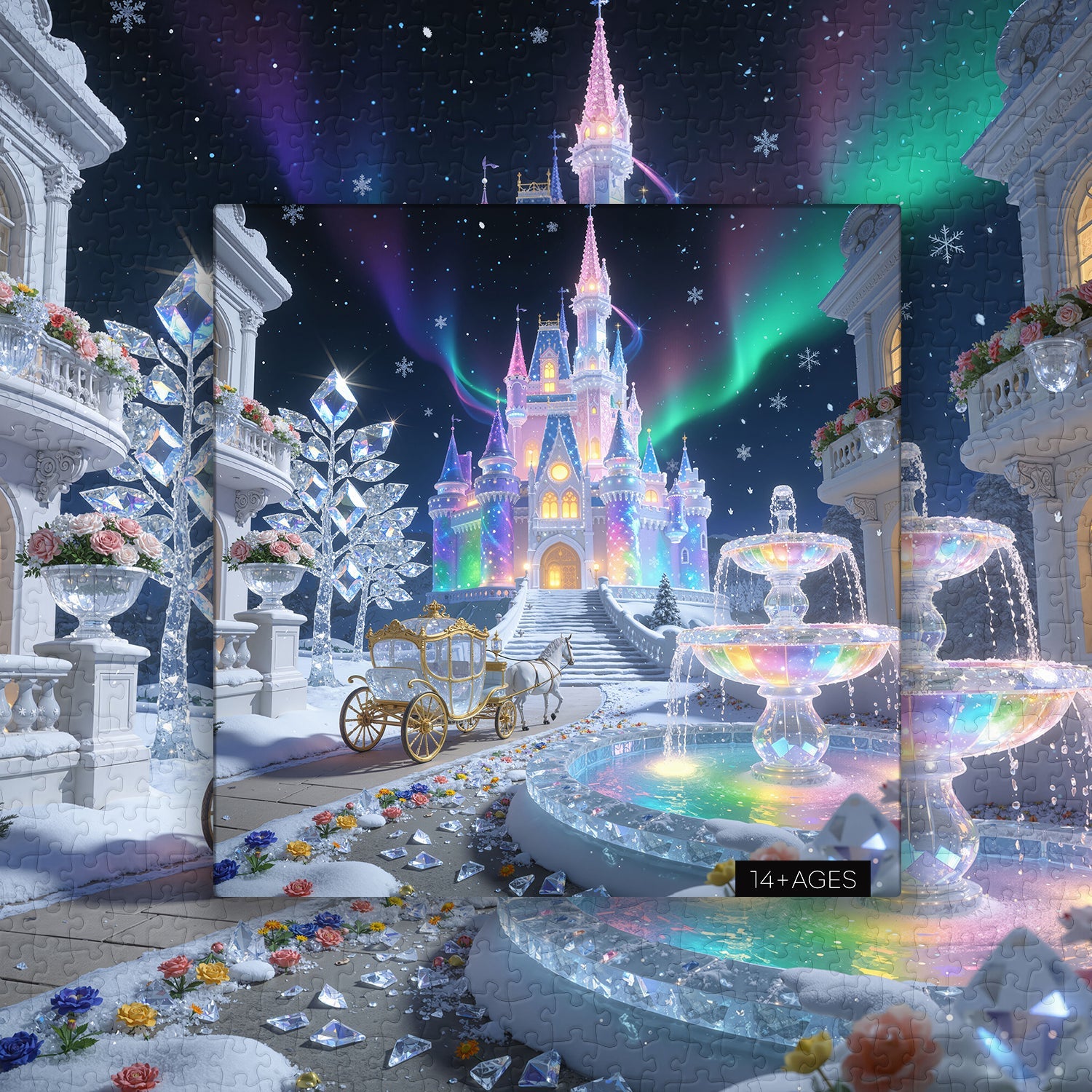 Aurora Crystal Castle Jigsaw Puzzle 1000 Pieces
