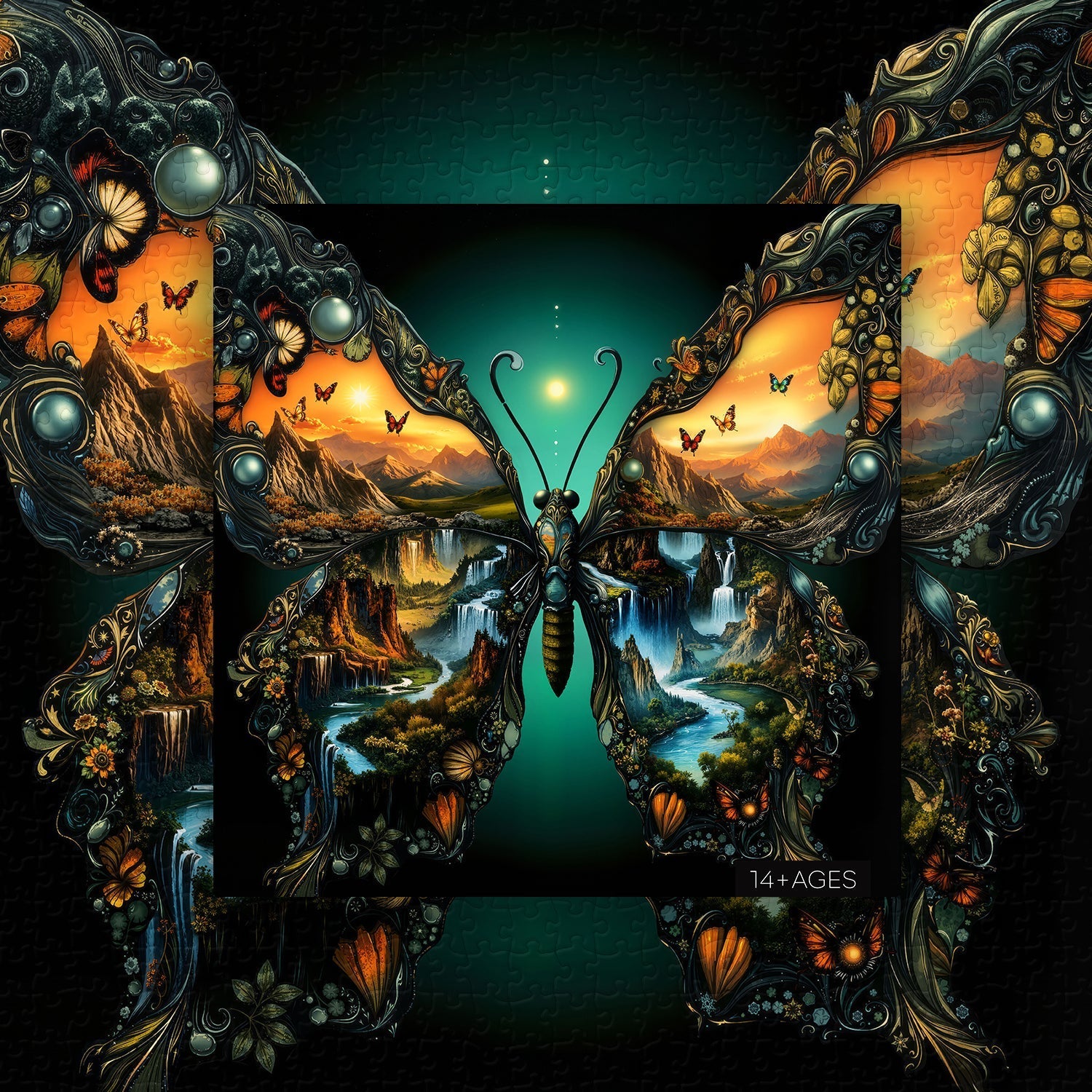 Wings of Landscapes Jigsaw Puzzle 1000 Pieces