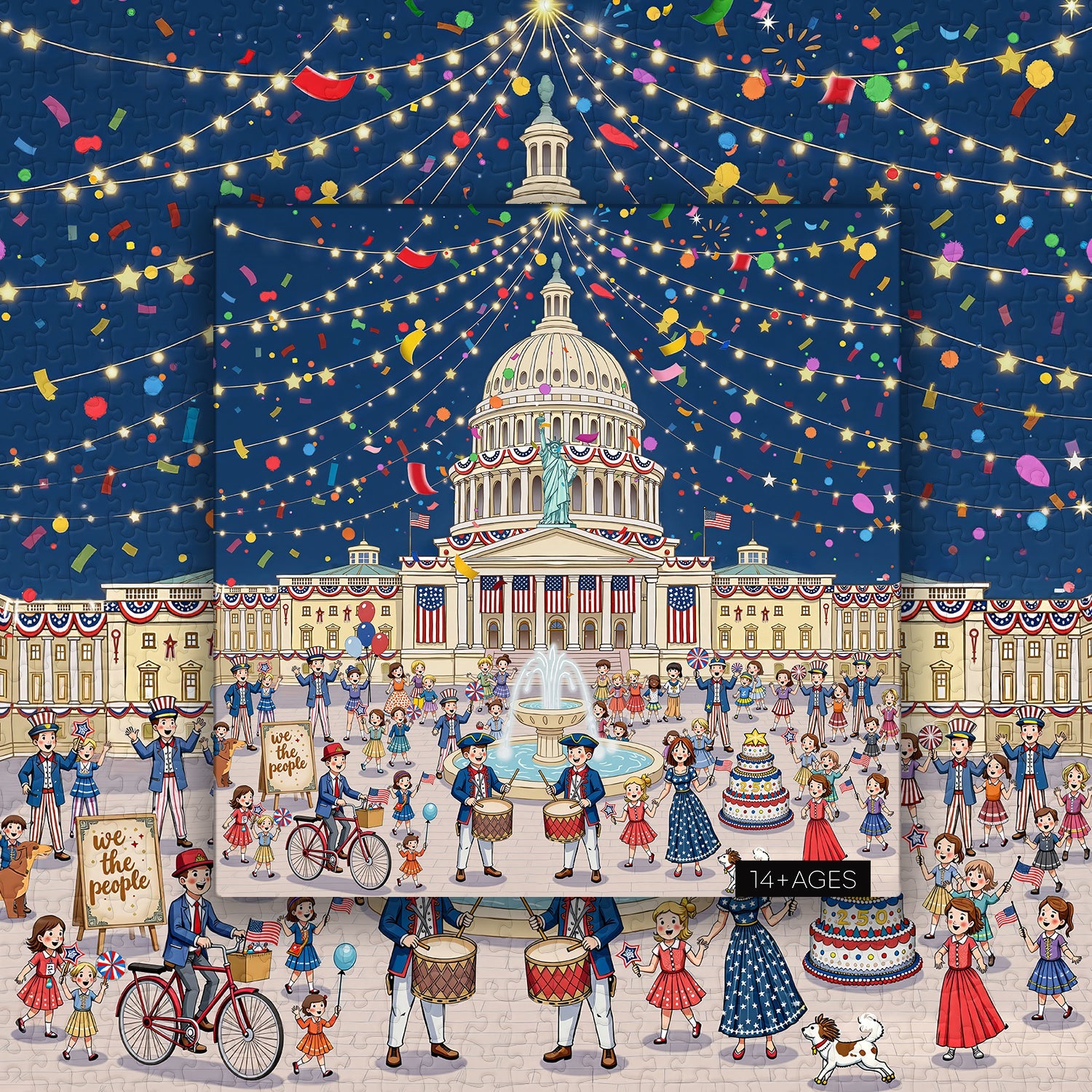 Fireworks & Freedom Jigsaw Puzzle 1000 Pieces