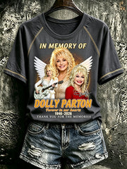 Women's Dollywood Dolly Parton Retro Tour Print T-Shirt
